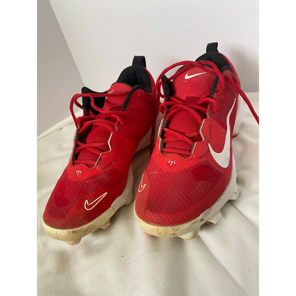 Nike Force Trout 9 Pro Cleats  University Red White FB2908-600 Mens 7